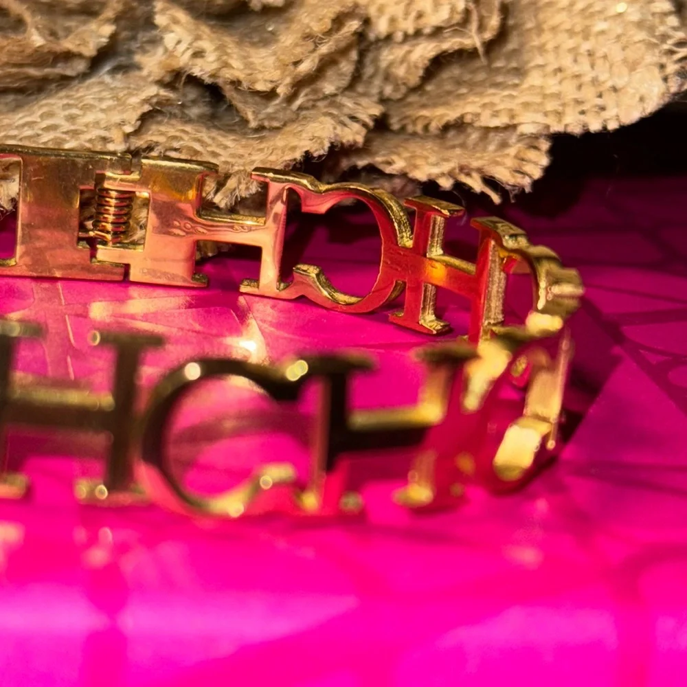 CH Logo Gold Bracelet